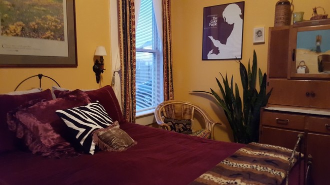 Alice Walker Room at the Sylvia Beach Hotel in Newport, Oregon