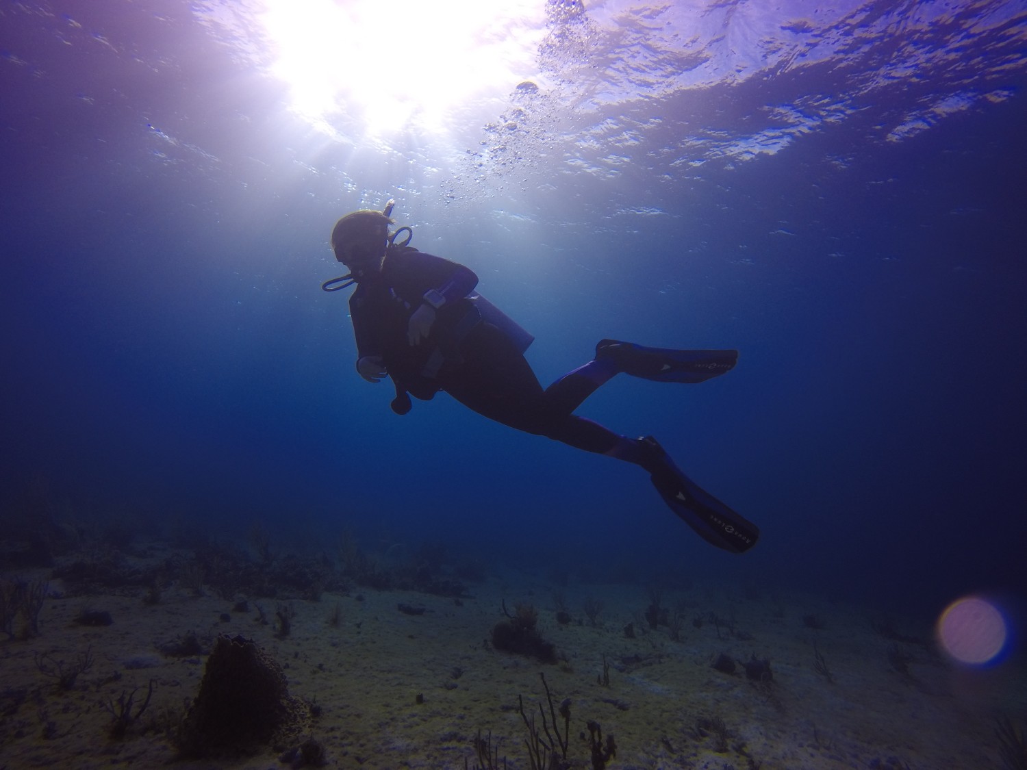 Getaway Girl scuba diving - Plastic Free July tips for travelers