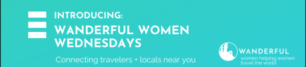 Wanderful Women Wednesdays event banner with details
